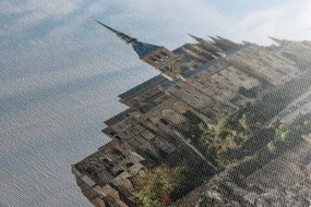 Картина на платно – Абатството Мон-Сен-Мишел