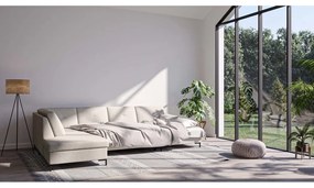 Светлобежов U-образен разтегателен диван , ляв ъгъл Moor - Ghado