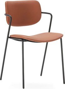 Трапезни столове в комплект от 2 бр. в тухлен цвят Maika – Marckeric