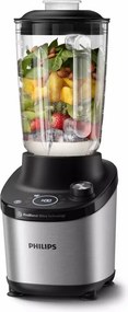 Втора ръка: Блендер Philips HR3760/00, 1500W, 2L, ProBlend Ultra, Високоскоростен, Импулс, Черен