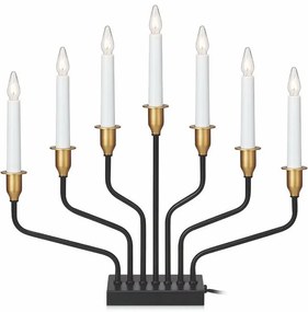 Черна коледна светлинна украса Brosa – Markslöjd