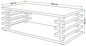 ПОРТО Бял гланц - МОДЕРНА ХОЛНА МАСА С ЛАМЕЛИ 2в1 С КОЛЕЛА/КРАКА