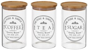 Стъклени кутии в комплект от 3 бр. – Casa Selección