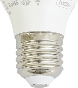 Комплект от 5 смарт E27 димируеми LED крушки P45 опал 4.9W 470 lm 2200-4000K
