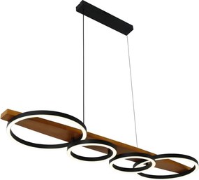 Brilagi - LED полилей на кабел PLANK LED/35W/230V 4000K 30x100 см дърво