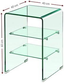 Помощна масичка Crystal Shelf