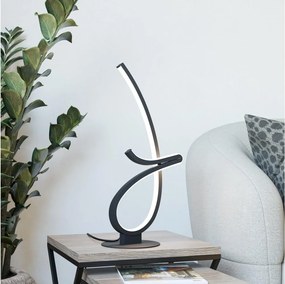 Eglo 902348 - LED настолна лампа CARDONCITO LED/12W/230V 2700/4000/6500K черна