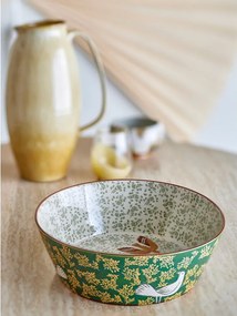 Зелена керамична купа ø 28 cm Hezha – Bloomingville