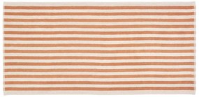 Оранжева/бежова хавлиена кърпа от органичен памук 70x140 cm Arto – Blomus