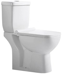 Моноблок ICC 8036 S PP RIMLESS, седалка и капак, порцелан, бял, 80x60x35.5см