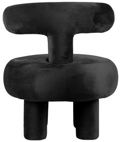 Черно кадифено кресло Abrazo – Leitmotiv