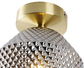 Интелигентен таванен аплик месинг с опушено стъкло с Wi-Fi A60 - Karce