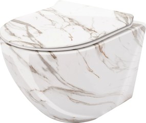 Тоалетна чиния Rea Carlos Slim Lava Shiny