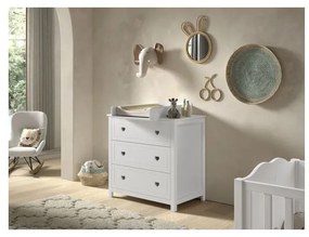 Бяла маса за преповиване (дълбочина на подходящ шкаф 57 cm) Amori – Vipack