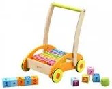 Classic world - Дървена проходилка - уокър с кубчета