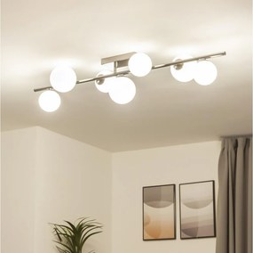 Brilagi - LED плафон MILLA 7xG9/3W/230V черен хром/бял