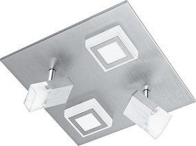 Eglo 54985 - LED точково осветително тяло LED/19,6W/230V 27x27 cm матов хром