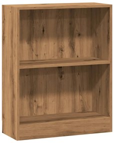 855905 vidaXL Библиотека, дъб артизан, 60x24x76 см, инженерно дърво