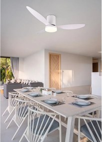 LED осветително тяло за таван в матово бял цвят ø 132 cm Göteborg – Reality