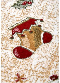 Червен килим с коледен мотив със смес от памук 160x230 cm Toy's Delight Red Christmas – Villeroy&amp;Boch